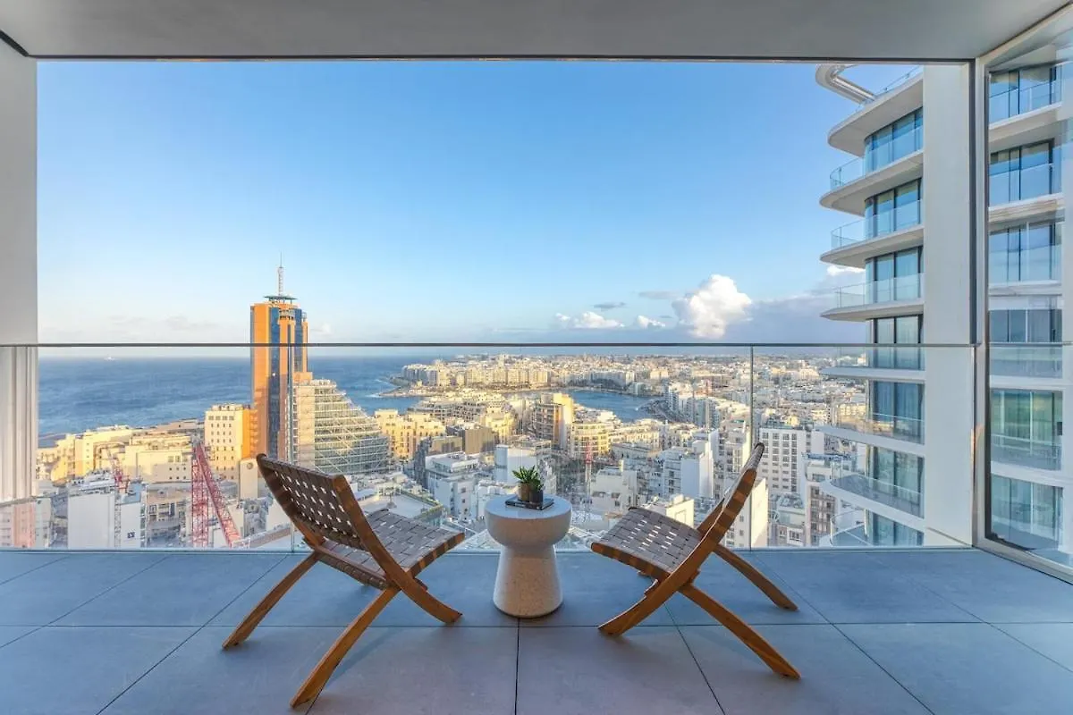 Luxury Apartment On 16Th Floor In Mercury Tower Saint Julian's